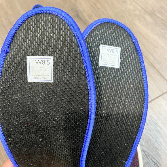 Rothy's The Sneaker Fig Python Purple Slip On - Picture 7 of 12